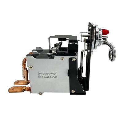 CSP แรงดันต่ําเฟสเดียว 105A เซอร์กิตเบรกเกอร์รายละเอียดด้านข้าง