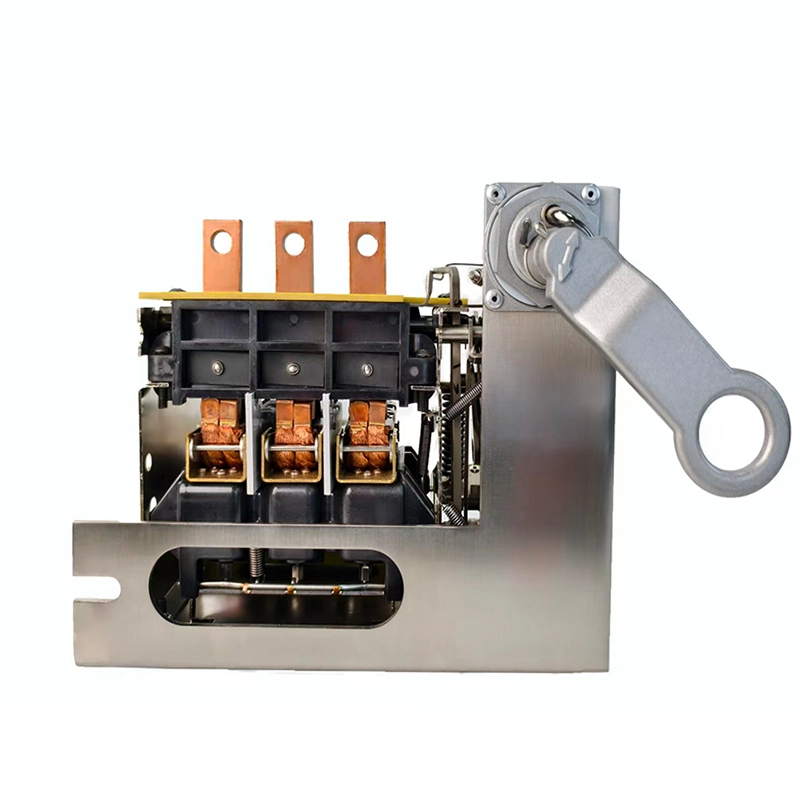 ที่จับด้านหน้าและหน้าต่างสถานะของเบรกเกอร์แช่น้ํามัน 420A CSP สามเฟส 300KVA